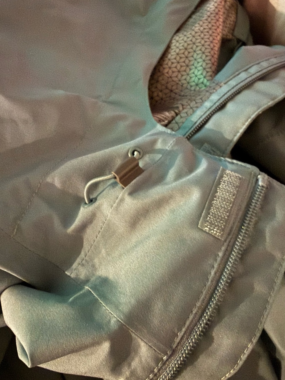NWOT Columbia OmniTech men’s light green hooded rain jacket. XL - Picture 12 of 14